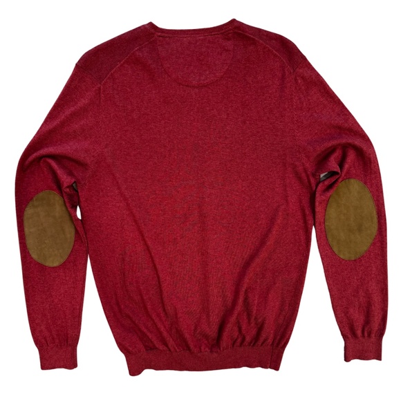 MASSIMO DUTTI Mens V-Neck Cashmere Blend Sweater - L - Picture 4 of 12